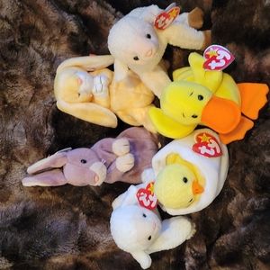 Beanie Babies by TY.  Easter set of 6.